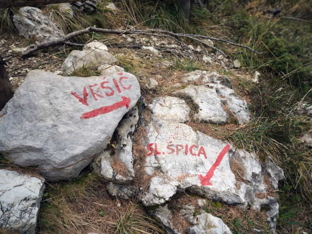 Erjavčeva koča - Slemenova špica - Sleme