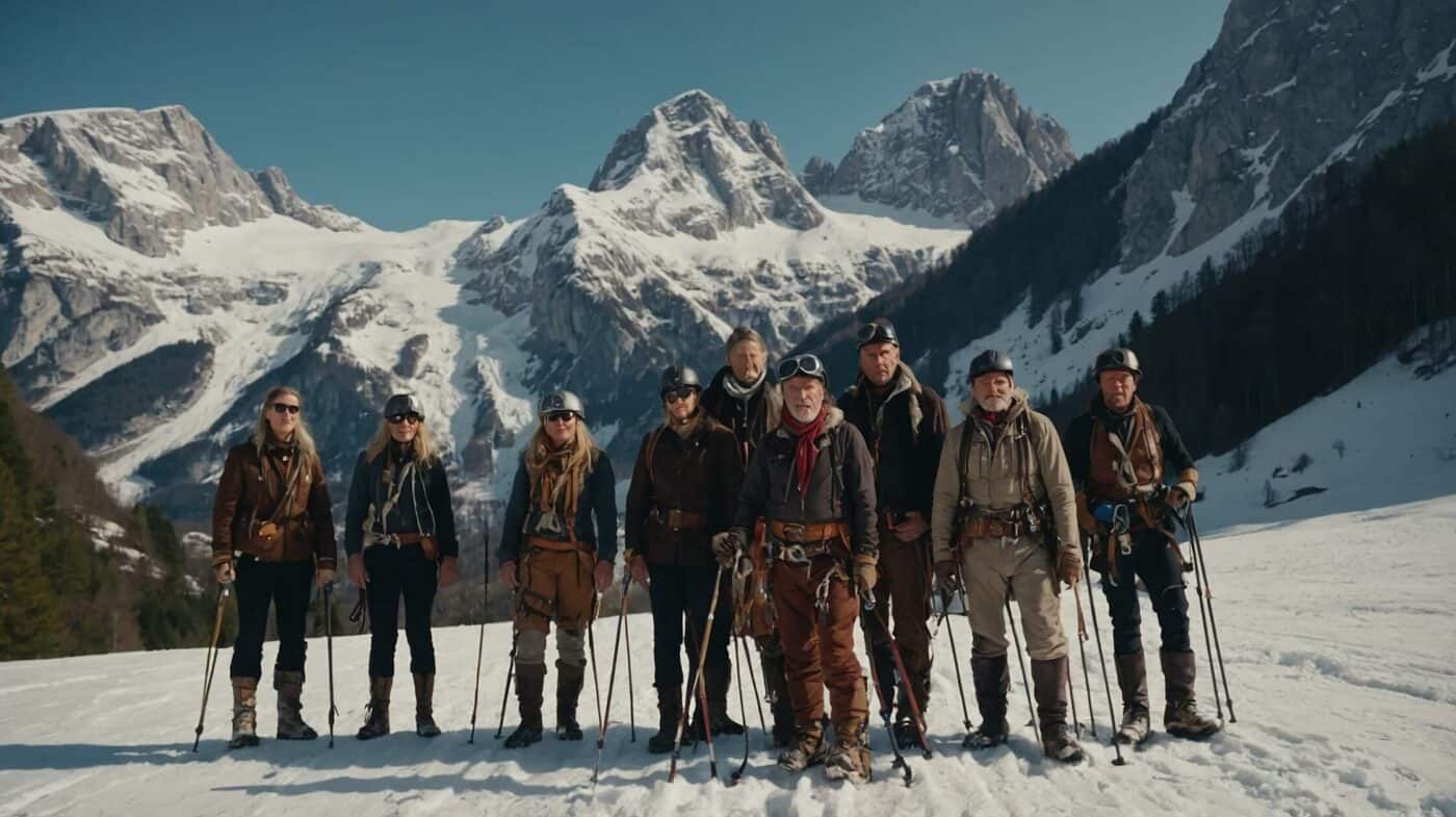 Op de 50e verjaardag van de bergsportvereniging Kranjska Gora