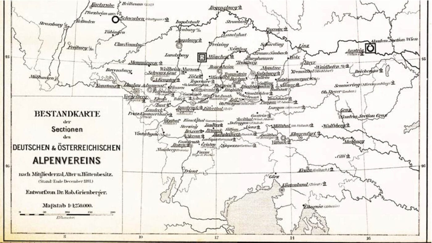Publicatieblad van de DÖAV uit 1875